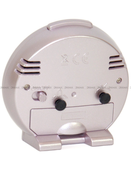 Budzik kwarcowy z płynącą wskazówką JVD SRP8514.3 - 7,5x8,5 cm