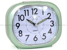 Budzik kwarcowy z płynącą wskazówką JVD SRP2010.2 - 12x10,5 cm