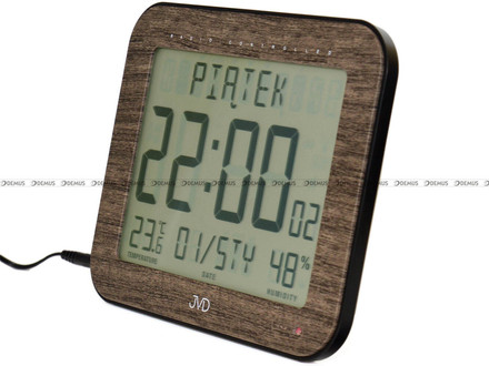 Zegar cyfrowy sterowany radiowo z termometrem JVD DH9363.2 - 23x18 cm