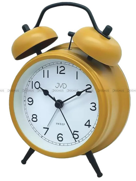 Budzik wskazówkowy JVD SRP2219.2 - 12,5x16,5 cm - dzwonienie mechaniczne
