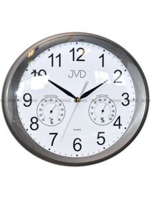 JVD HTP64.2 Zegar ścienny z higrometrem