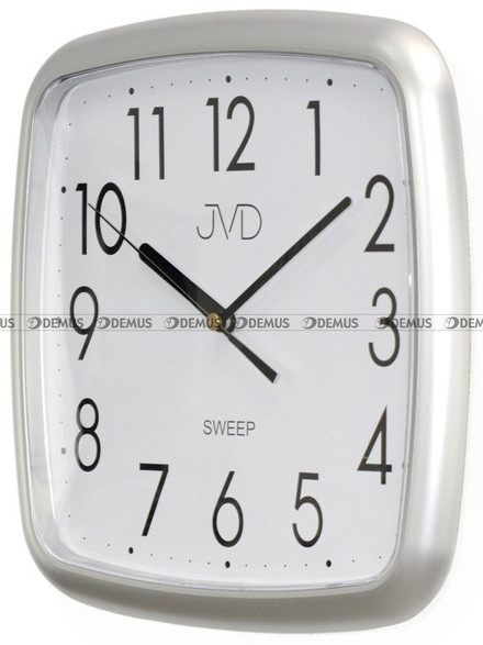 JVD HP615.2 Zegar ścienny kwarcowy, Srebrny