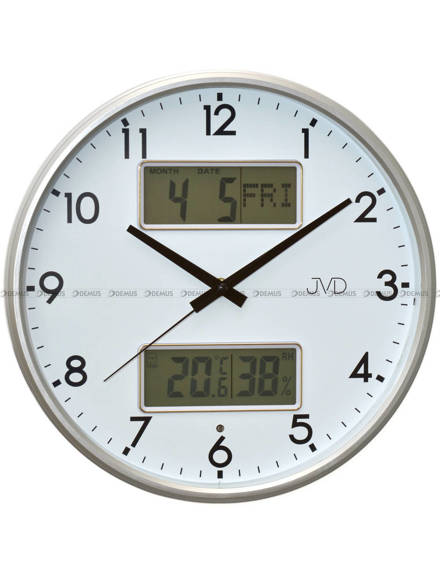 Zegar ścienny z termometrem JVD DH239.1 - 32 cm