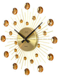 Zegar ścienny z kryształkami JVD HT111.2 - 36 cm